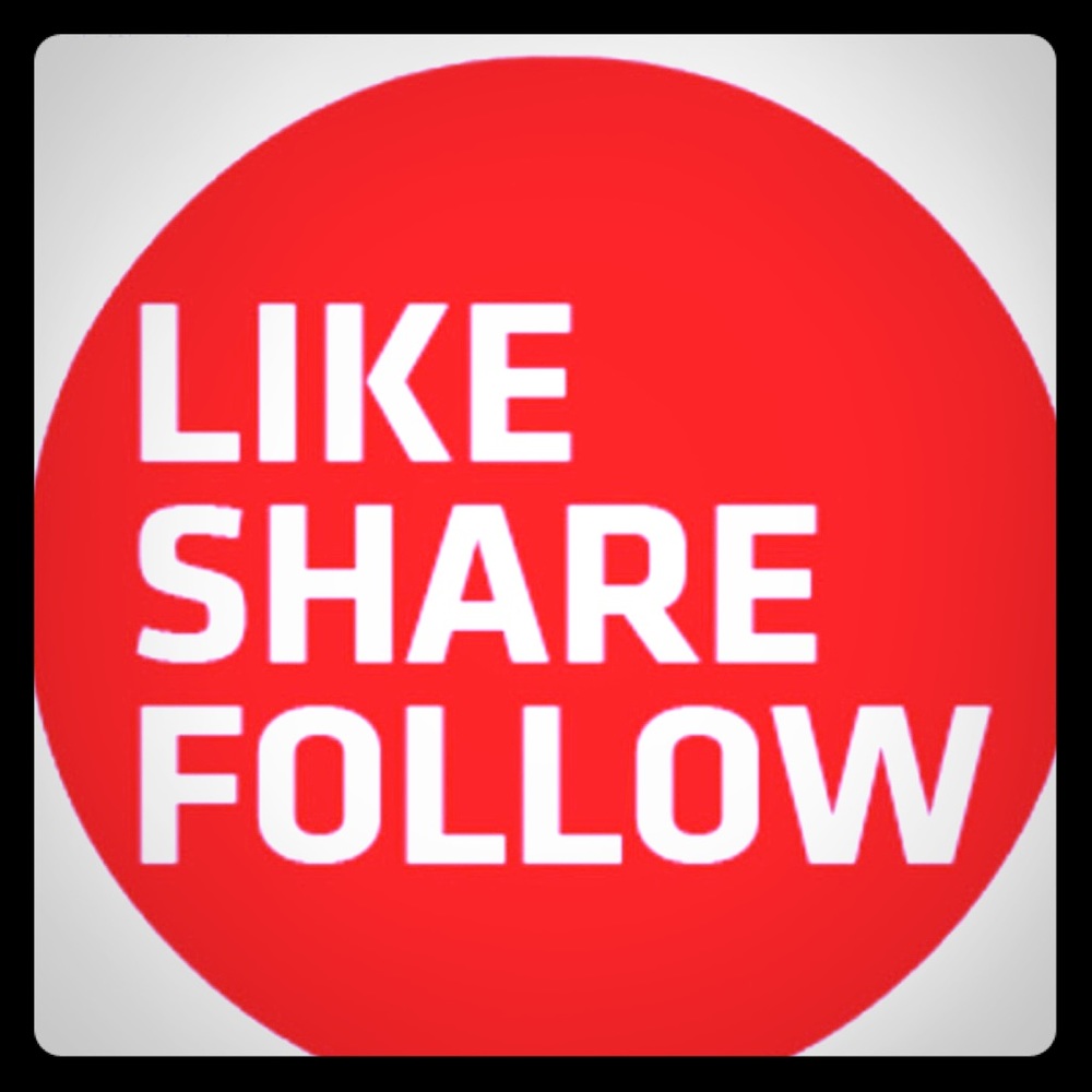 Like, Share, Follow 🌝